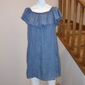 AMERICAN eagle blue chambray denim dress